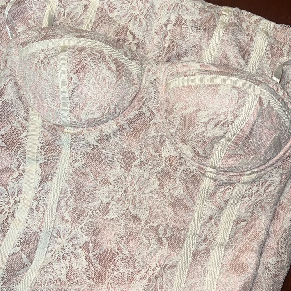 LUSH LACE MINI DRESS